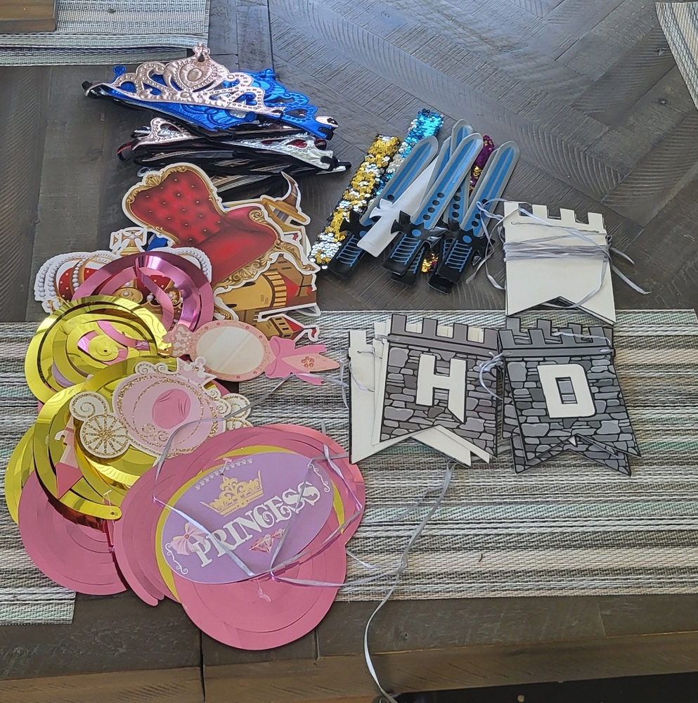 Princess/Knight Medieval Party Decorations